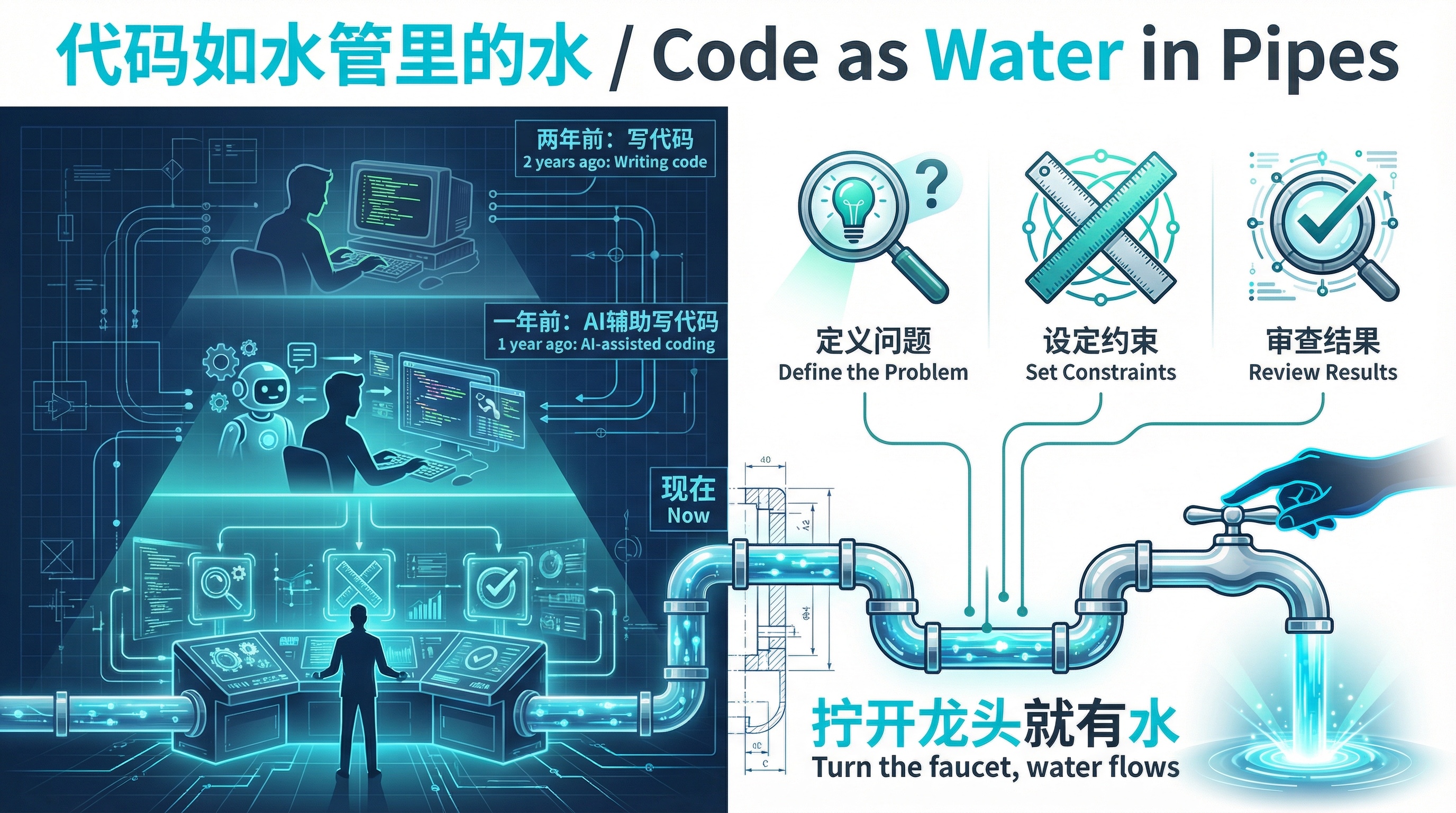 代码如水管里的水:工程师角色的演变
