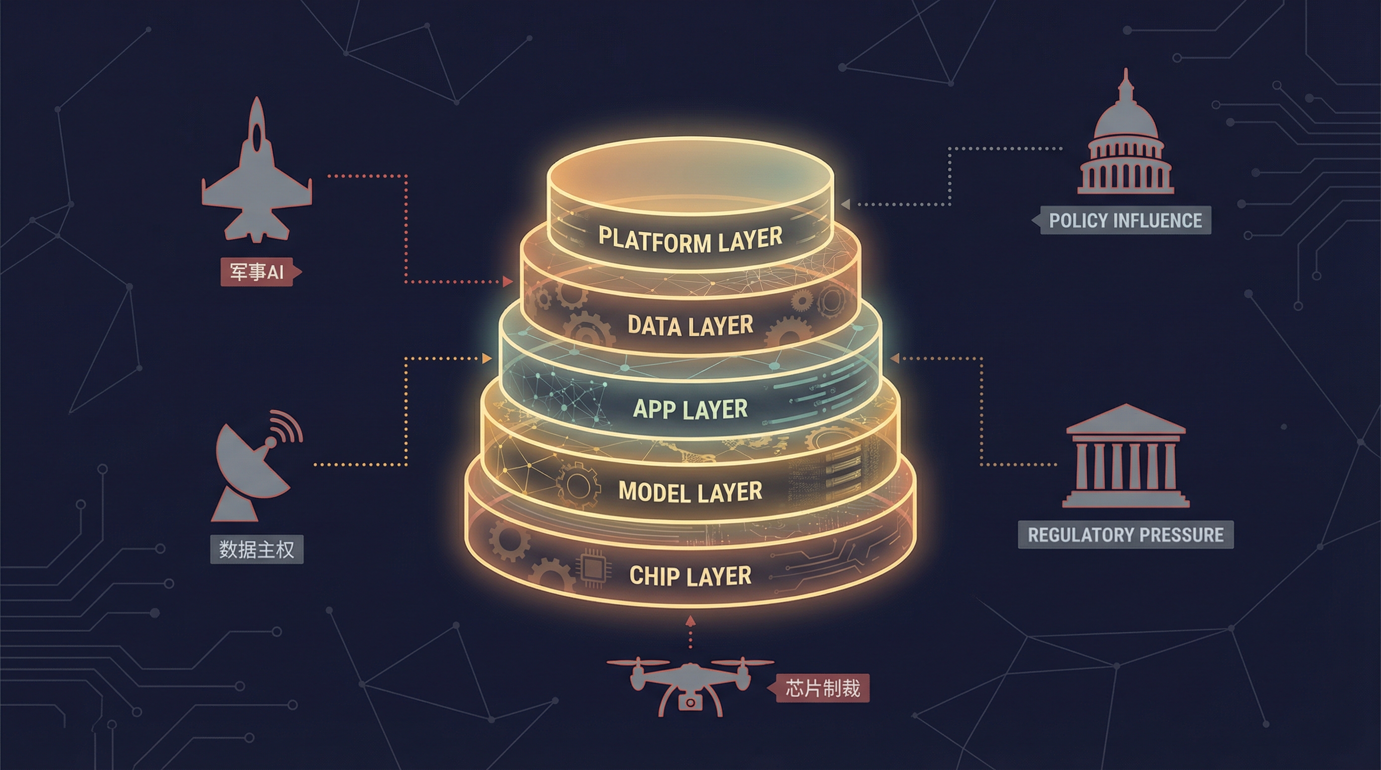 五层蛋糕与地缘政治力量