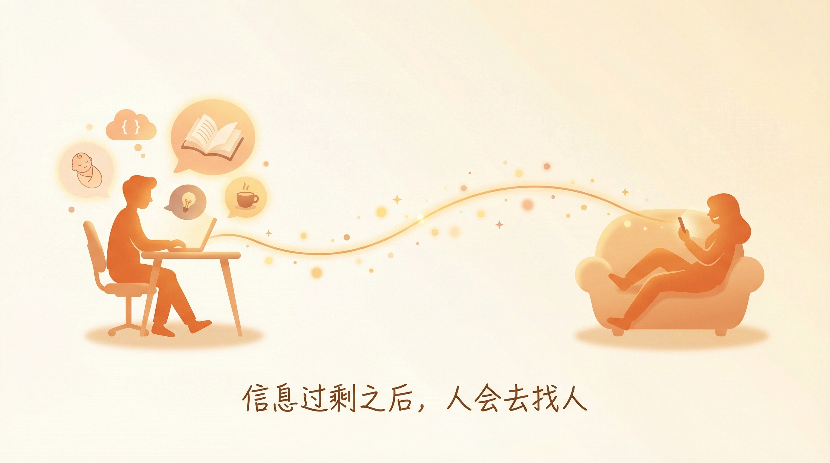 信息过剩之后,人会去找人